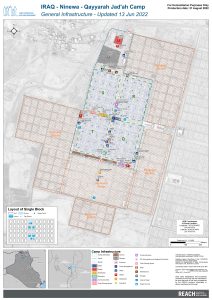 REACH IRQ Map IDP Qayyarah Jad'ah 13Jun2022
