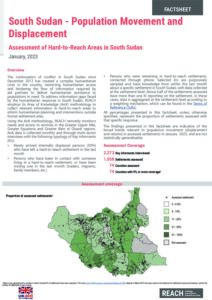 REACH_SSD_Factsheet_Assessment of Hard-to-Reach Areas Population Movement_January 2023