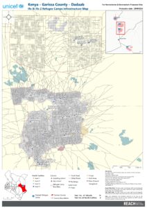 REACH WASH Infrastructure Map Ifo Refugee Camp - August 2024