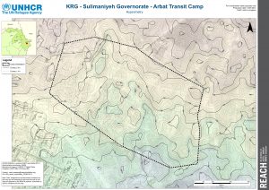 KRG - Suleimaniyah Governorate - Arbat Transit - Hypsometry - 22 December 2013