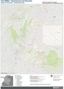REACH Col Mapa de Referencia - Risaralda, Octubre 2021