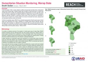Area of Knowledge Humanitarian Situation Overview, Warrap State, January to March 2021