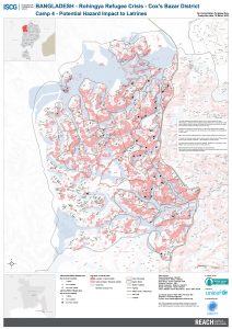 Bangladesh - Cox's Bazar - Camp 4 Potential Flood and Landslide Risk to Latrines