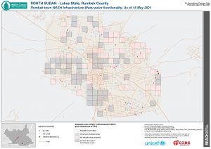 REACH SSD Map WASH Infra Rumbek Town Water Point Functionality May2021
