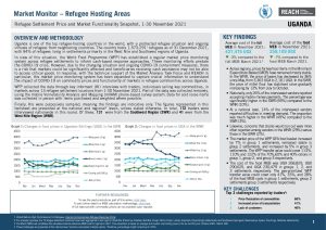 WFP REACH Uganda Market Monitor Factsheet November 2021