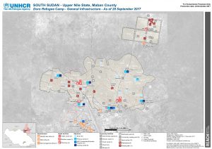 SSD_MAP_UNHCR_DoroCamp_Infrastructure_25SEP17
