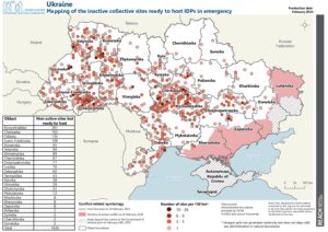 REACH, Ukraine, IDP Collective Site Monitoring, Map, Ready to Host Sites, February 2024