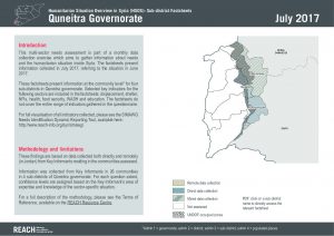 REACH_SYR_Factsheet_HSOS Sub_District Factsheets Quneitra_July2017