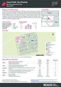 Abu Khashab Camp Profile, Northeast Syria - January 2021