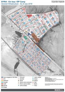 SYR_Map_Ein Issa_General Infrastructure_August 2018_A0_EN