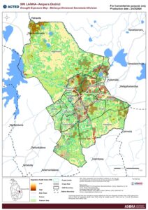 Area Based Risk Assessment Map Sri Lanka Mahaoya Drought March 2024