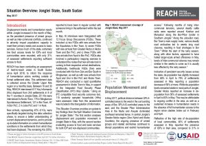 SSD_Situation Overview_Jonglei State_May 2017