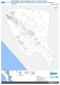 BGD_Map_CoxsBazar_Camp23(Shamlapur)_WaterSourceFunctionality_JUL2018_A0
