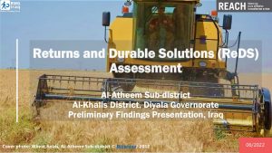 REACH_IRQ_PrelFind-PPT_ReDS-Al-Atheem_June-2022