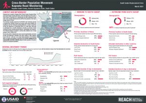 Port and Road Monitoring, Kapoeta, South Sudan, March 2021