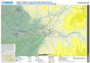 REACH SSD MAP UNHCR Maban Camps Hydrology 17AUG17