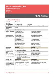 Bangladesh WASH Infrastructure Coding ToR (August 2019)