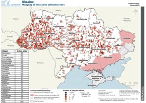 REACH, Ukraine, IDP Collective Site Monitoring, Map, Active Sites, February 2024