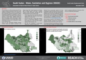 REACH SSD Factsheet Assessment of Hard to Reach Areas WASH Dec 2020
