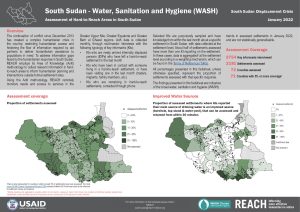 Assessment of Hard to Reach Areas: Water, Sanitation and Hygiene, January 2022