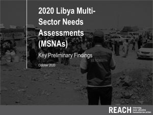 Libya and Migrants & Refugees 2020 MSNAs: Key findings presentation, November 2020