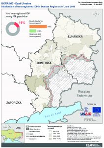 UKR_Map_Non-registered IDPs in eastern Ukraine_Jan_2017