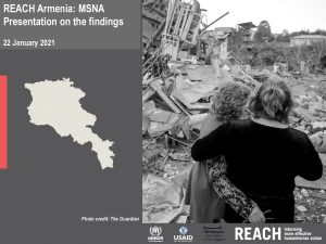 2020 Rapid Multi-Sector Needs Assessment (RMSNA) in Armenia, preliminary findings presentation - January 2021