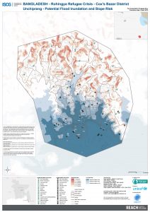 Bangladesh - Cox's Bazar - Unchiprang Potential Inundation and Slope Risk