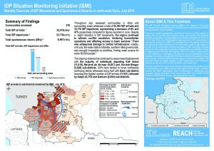 SYR_Factsheet_CCCM_ISMI Monthly Displacement Summary_July 2019