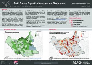 Assessment of Hard-to-Reach Areas Population Movement Factsheet, South Sudan, September 2020
