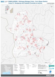 Bangladesh - Cox's Bazaar - Camp 10 Handpump Proximity to Latrines -R5 April 2018