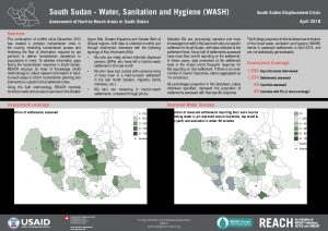 SSD_Factsheet_Assessment of Hard-to-Reach Areas WASH_April 2018