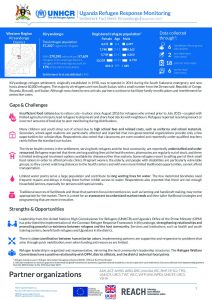 UGA_Factsheet_Kiryandongo Settlement Gap Analysis_November 2017