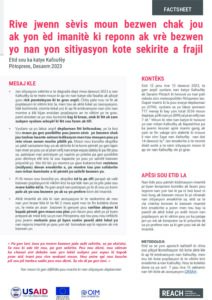 REACH Factsheet Consultations à Carrefour-Feuilles Décembre 2023 version creole