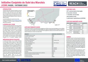 REACH Niger Initiative Conjointe de Suivi des Marchés Bulletin des Bimensuel (10-2022)