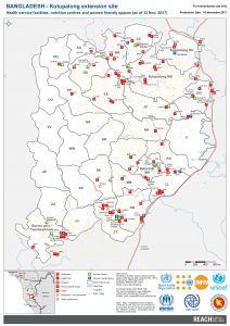 Bangladesh - Cox's Bazar - Kutupalong Extension Site - Health, Nutrition & Women Friendly Spaces - As of 18 November 2017