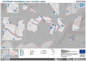 UGA_Map_Imvepi_Zone 3_Facilities_September 2018