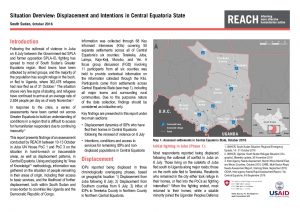 SSD_Situation Overview_Central Equatoria_October 2016