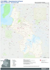 REACH Col Mapa de Referencia – Sucre, Noviembre 2021