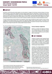 AGORA_UGA_Profile_Kawempe I Neighborhood_July2018