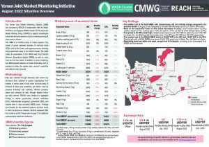 REACH YEM JMMI Situation Overview August 2022