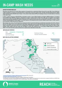In-Camp WASH needs assessment (nationwide), December 2019