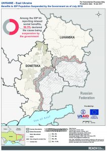 UKR_Map_Benefits to the IDP population suspended by the government in eastern Ukraine_Jan_2017
