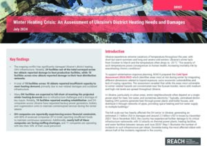 Winter Heating Crisis: An Assessment of Ukraine’s District Heating Needs and Damages