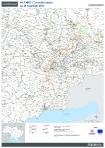UKR_Map_East Ukraine_Reference Map_Donetska_20NOV2017_A0