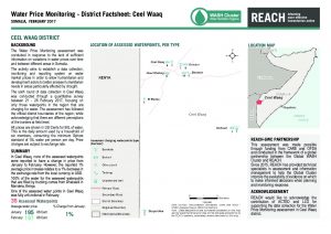 SOM_Factsheet_Water Price Monitoring Ceel Waaq_February 2017