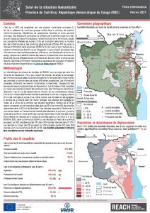 Suivi de la situation humanitaire au Sud Kivu, février 2021