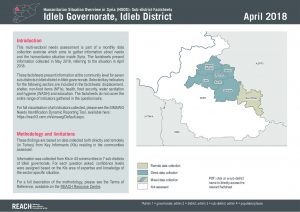 REACH_SYR_Factsheet_HSOS Subdistrict Factsheet_Idleb Idleb_April 2018