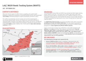 REACH Yemen - WASH Needs Tracking System (WANTS) Situation Overview - Lahj Governorate - September 2024