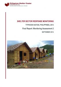 PHL_Report_Haiyan_ShelterSectorResponseMonitoring2_Sep2014